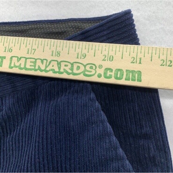 Prestige Original Corduroy Pants Mens 40 X 32 Blue Flat Front Business Casual - Picture 7 of 16